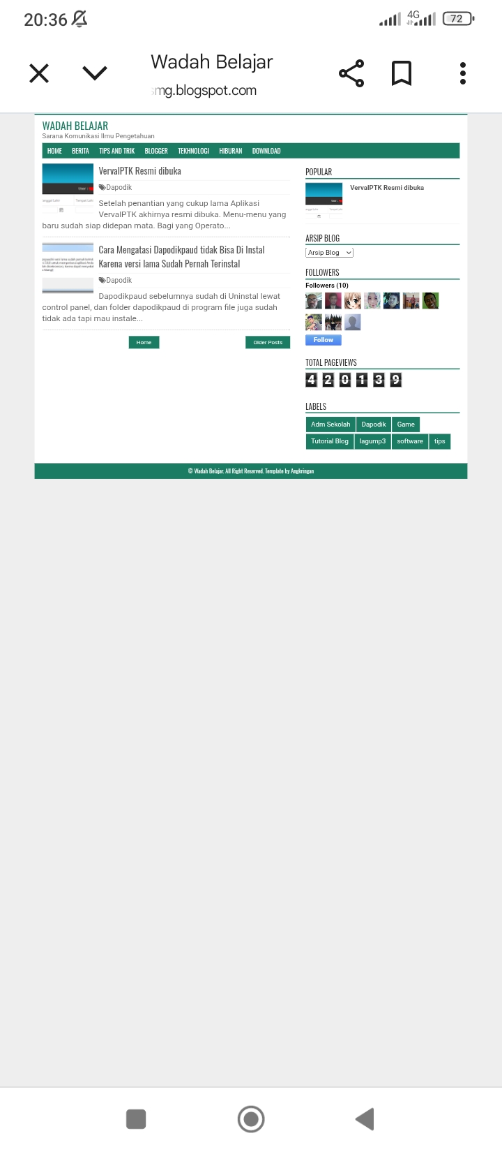 Picture of websiteawards-Wadah Belajar